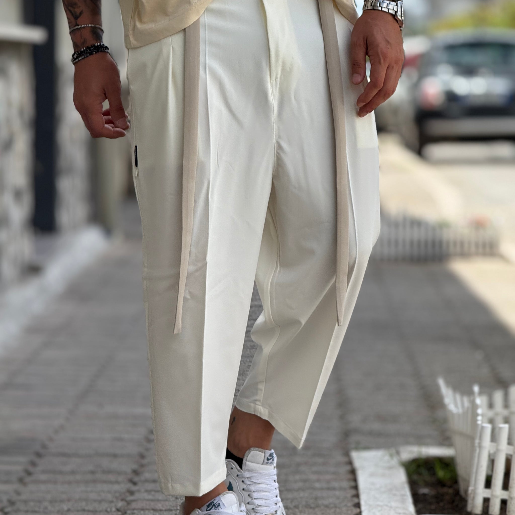 Pantalone Dubai panna new job brand