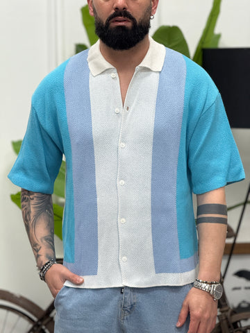 Cardigan cropped b/color New Job Brand