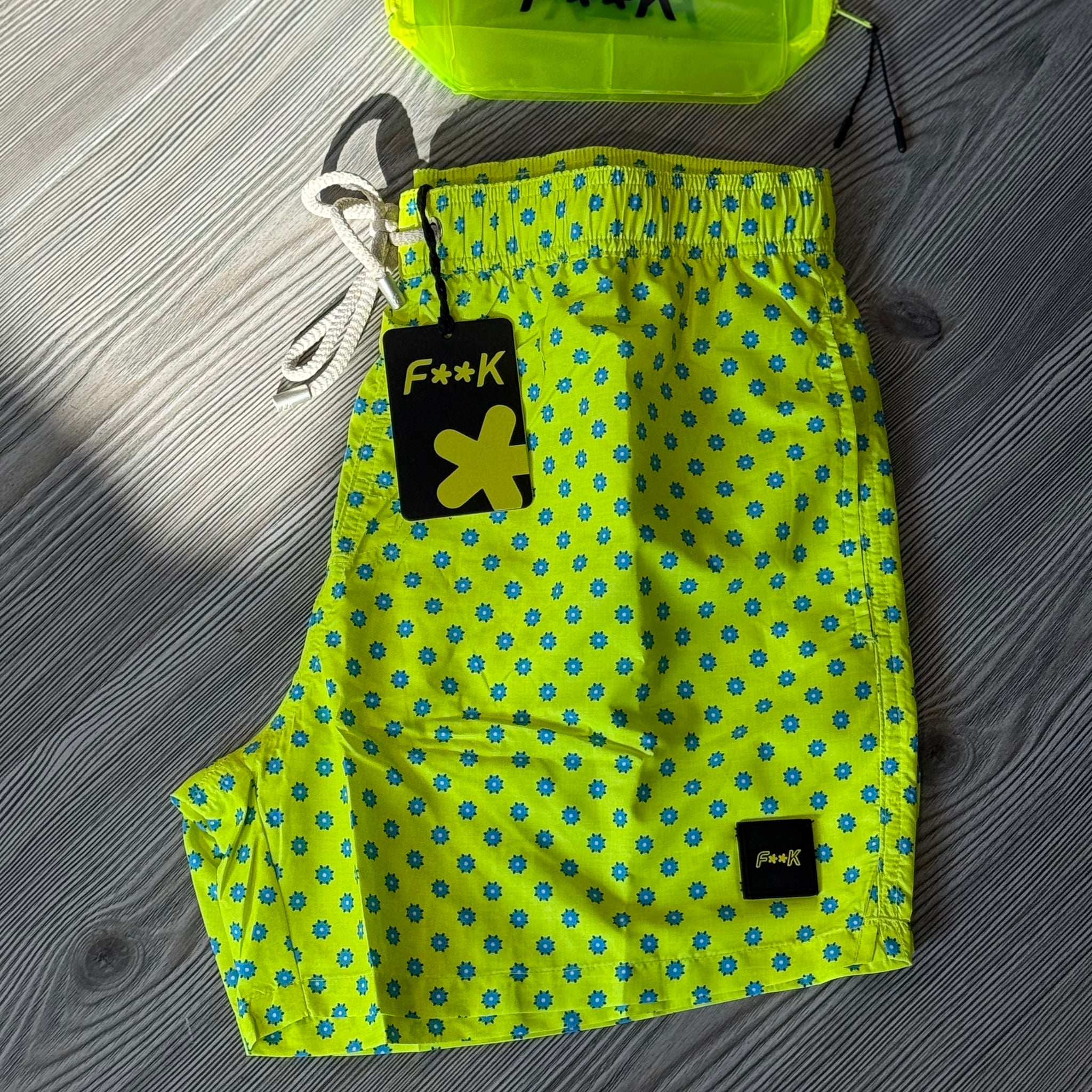 COSTUME F**K GIALLO FLUO FANTASIA