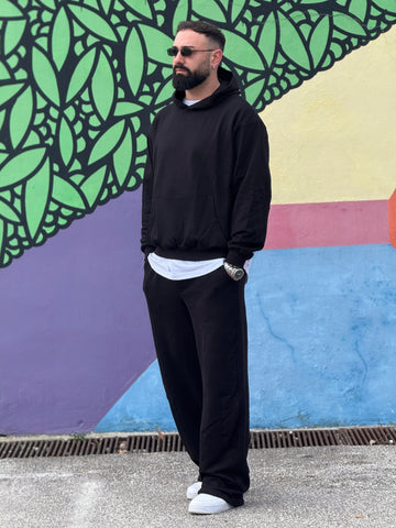 Tuta  FW26 Baggy over nero new job brand