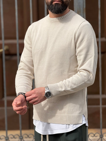 Pullover regular beige new job brand
