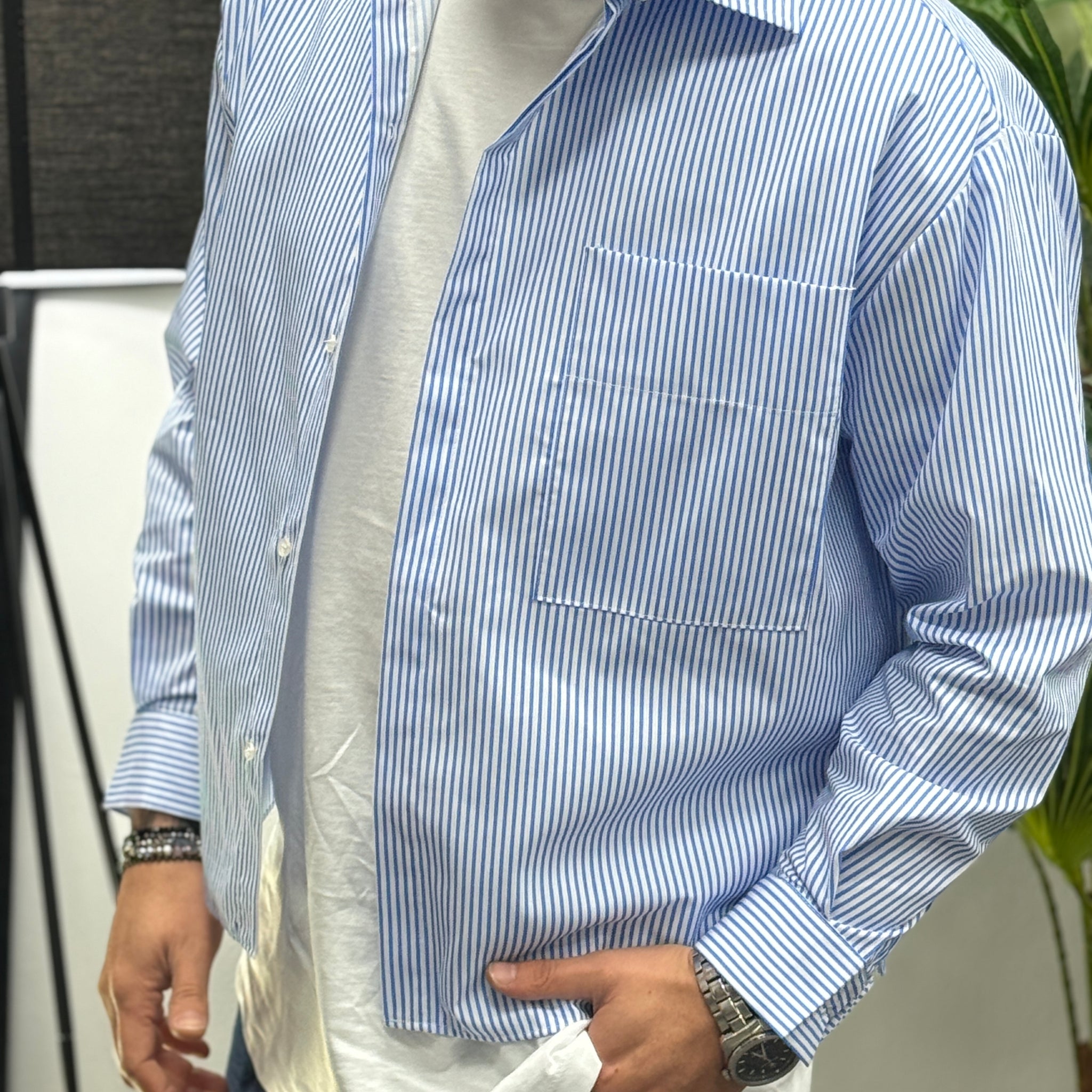 Camicia Rigata Royal New Job Brand