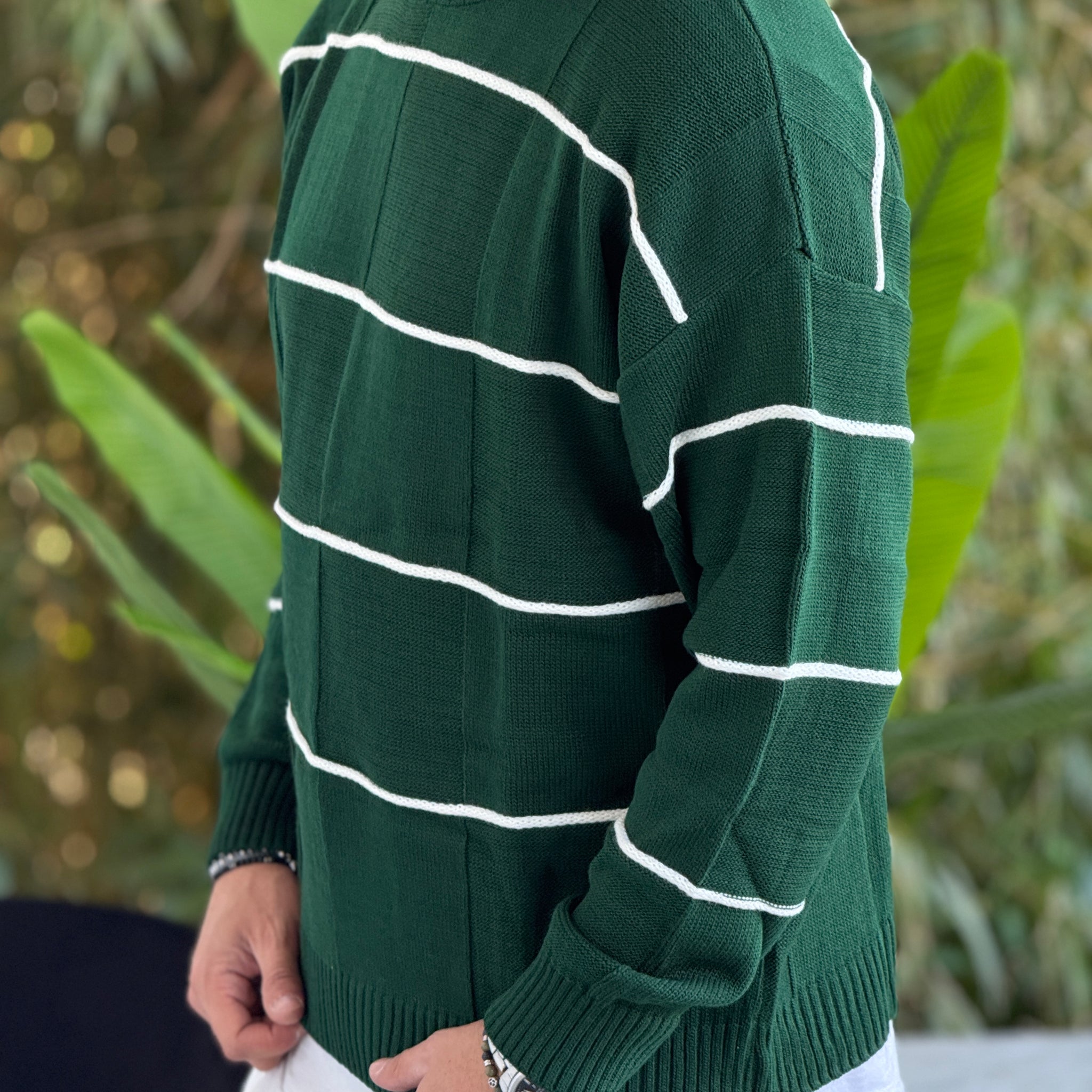 Pullover Bucarest oversize verde new job brand