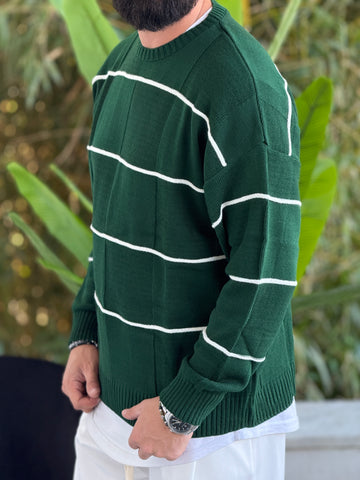 Pullover Bucarest oversize verde new job brand