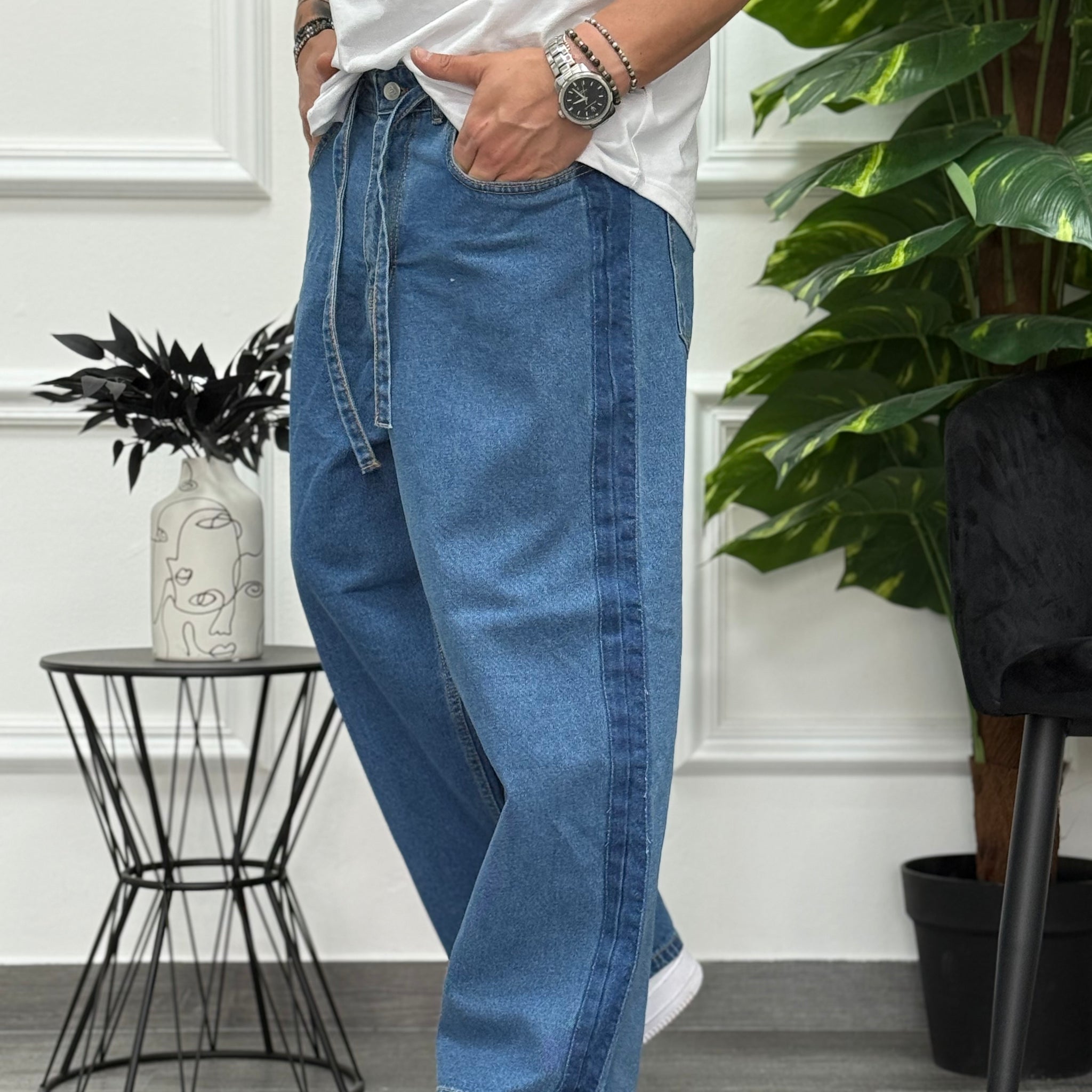 JEANS RELAX BAGGY BLU NEW JOB BRAND