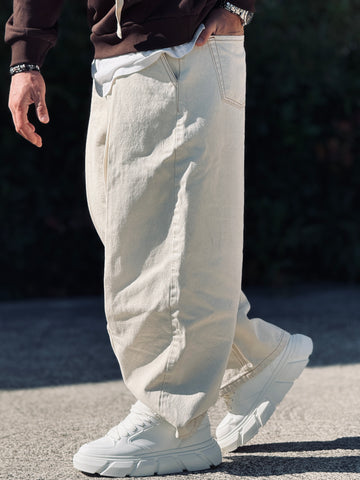 JEANS PENCIONE TORRES BEIGE NEW JOB BRAND