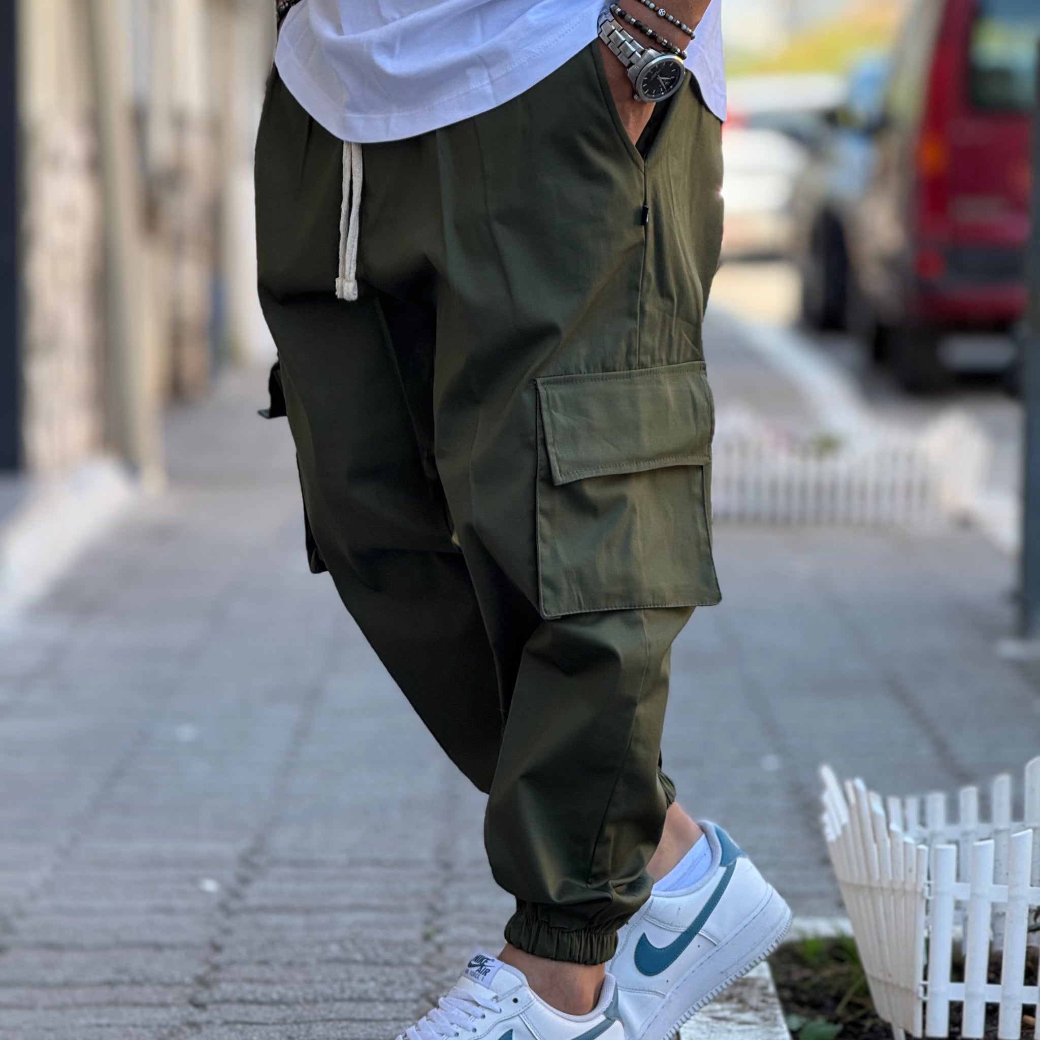 Pantalaccio cargo Verde Militare New Job Brand