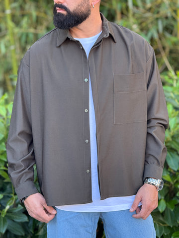 Camicia metap over verde militare new job brand