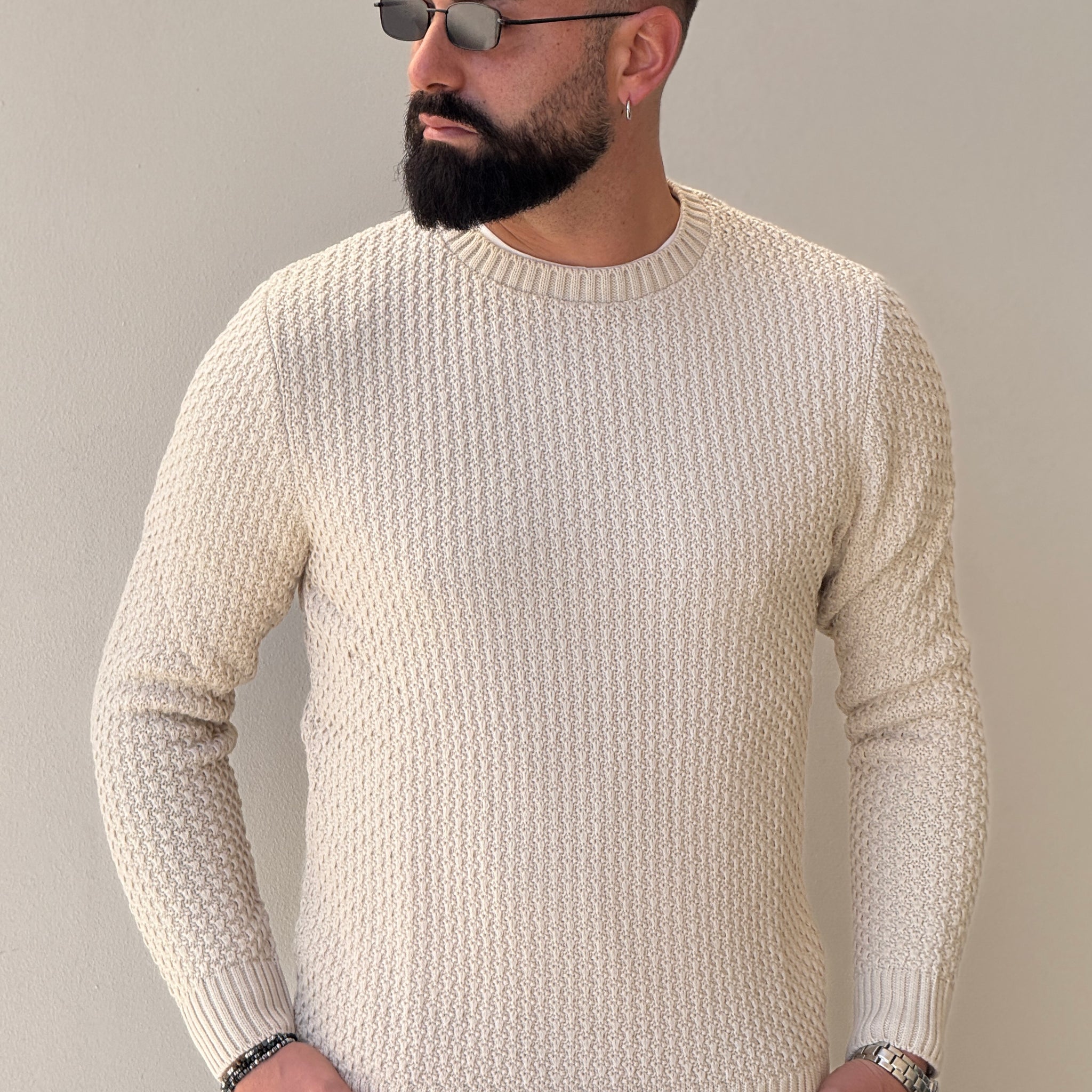 Pullover beige new job brand