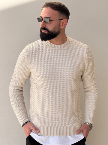 Pullover beige new job brand