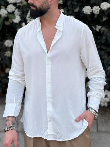 Camicia viscosa bianca  new job brand