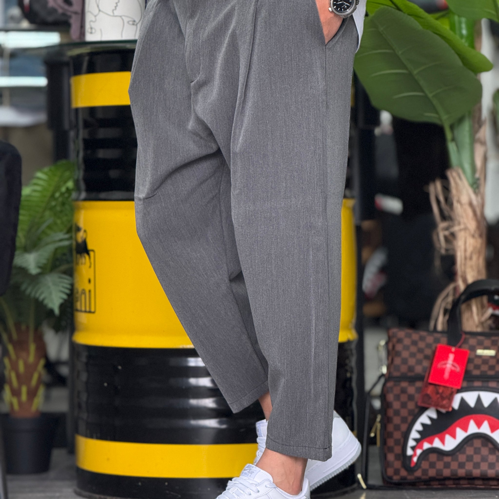 Pantalaccio  Dik lampo grigio  new job brand