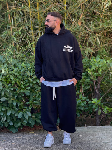 Tuta  gb28 cross/logo over nero new job brand