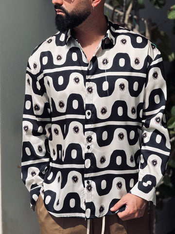 Camicia viscosa New Job Brand