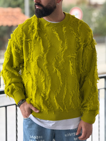 Pullover oversize verde lime  new job brand