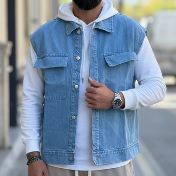 Smanicato Over  di jeans Jeans