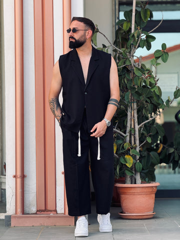 Coordinato Milano nero new job brand