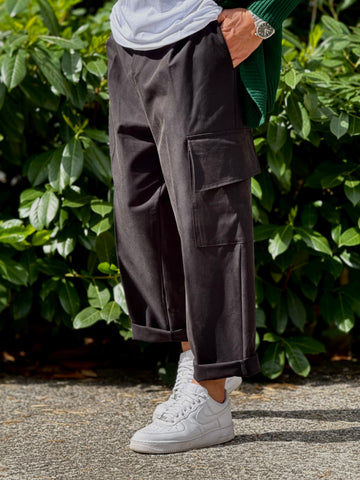 Pantalaccio cargo/piegone nero New Job Brand