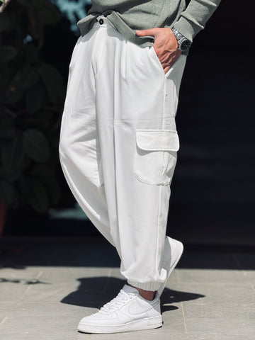 Pantalaccio eolo/cargo bianco over new job brand