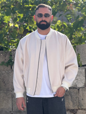 Jacket oversize dromedario avorio New Job Brand