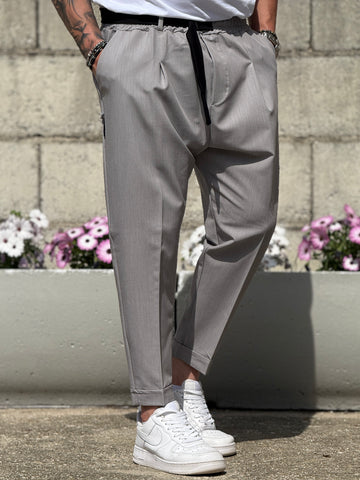Pantalaccio fibbia grigio new job brand