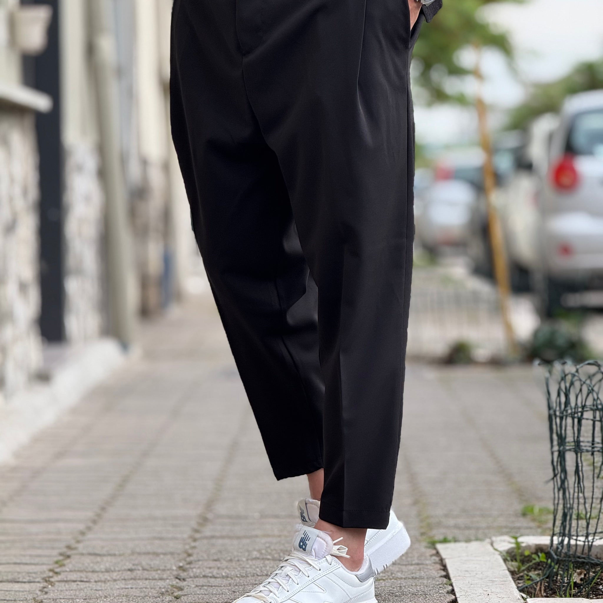 PANTALONE KID  NERO NEW JOB BRAND