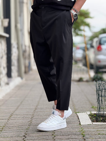 PANTALONE KID  NERO NEW JOB BRAND
