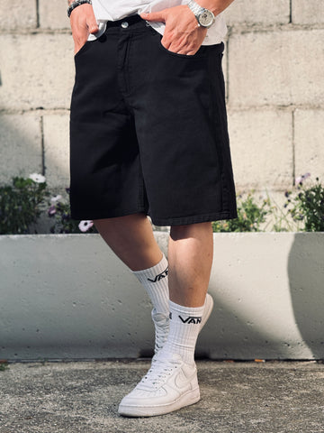 Bermuda jeans nero new job brand