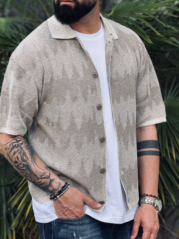 Cardigan su toni beige new job brand