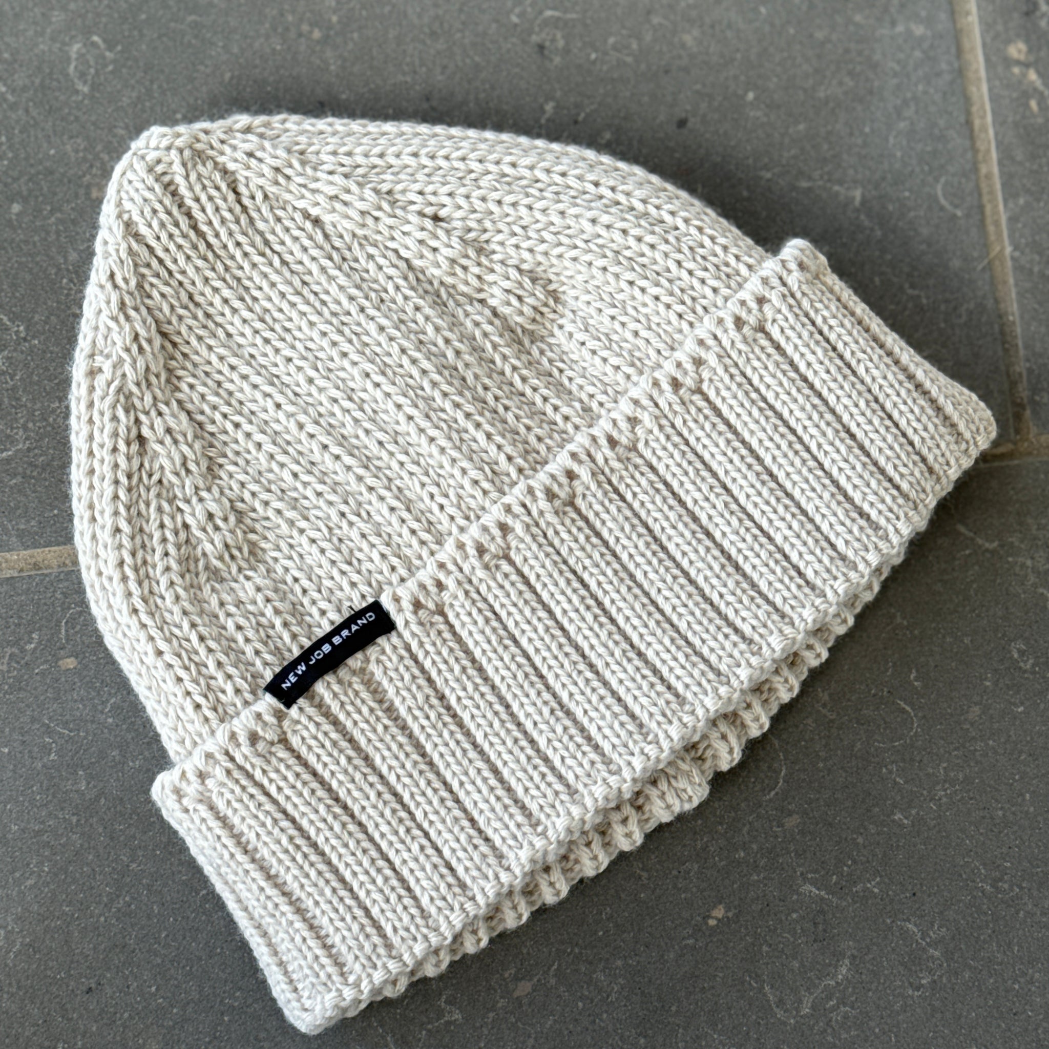 Cappello beige New Job Brand