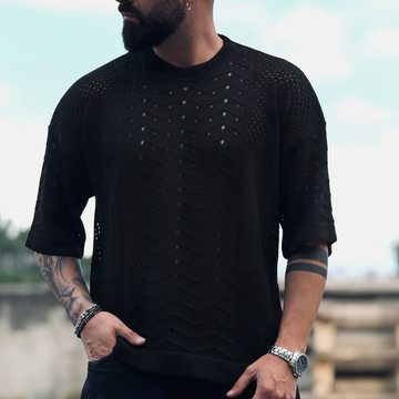 Shirt over in filo manica 3/4 new job brand