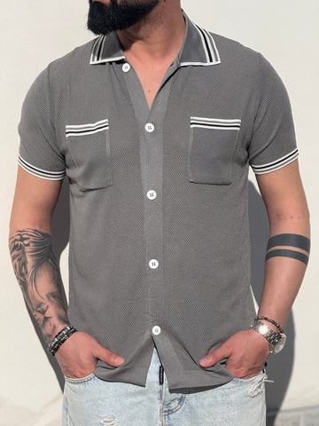 Cardigan In Filo grigio New Job Brand