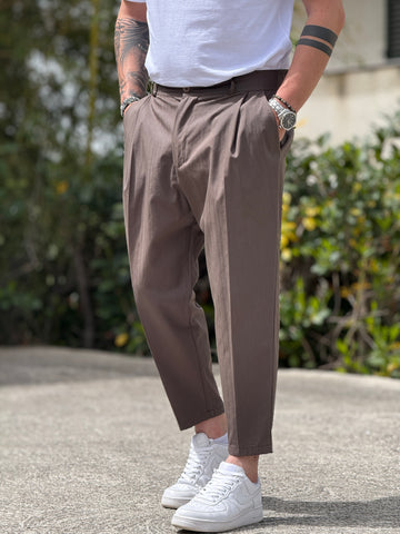 Pantalone kid fango gessato New Job Brand