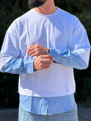 SHIRT LONGSLEEVE MANICA CAMICIA NEW JOB BRAND