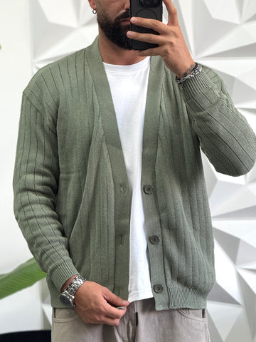 CARDIGAN REGULAR VERDE NEW JOB BRAND