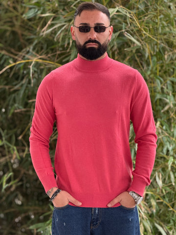 Pullover  mezzocollo pesca new job brand