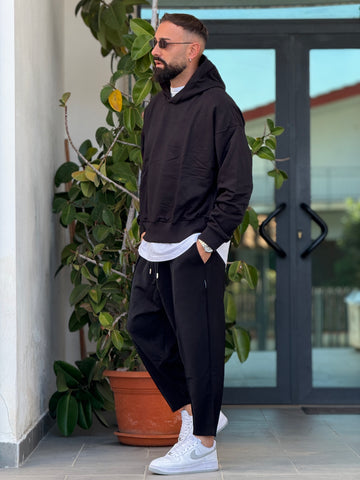 Tuta Japan oversize nera new job brand