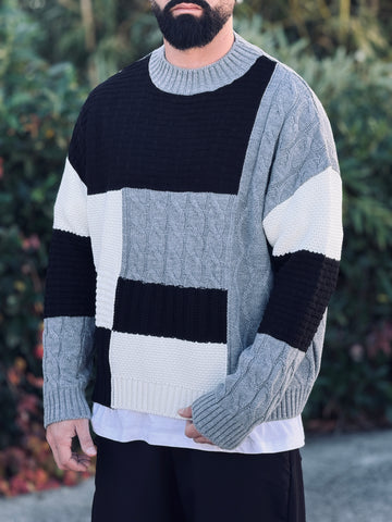 PULLOVER MEZZOCOLLO OVERSIZE NEW JOB BRAND